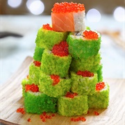 Fish Roe Sushi Roll