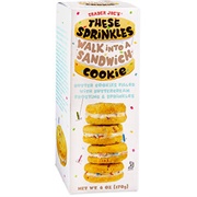 Trader Joe&#39;s These Sprinkles Walk Into a Sandwich Cookie