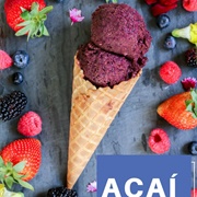 Acai Berry Ice-Cream Cone