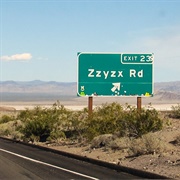 Zzyzx, California