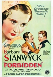 Forbidden (1932)