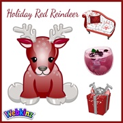 Holiday Red Reindeer