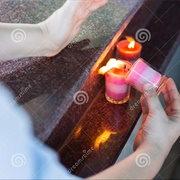 Light Candle on Grave