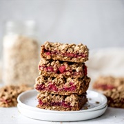 Tart Cherry Pie Bars With Oatmeal Crumble