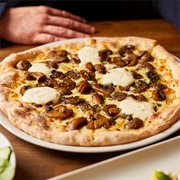 Roasted Mushroom and Mascarpone Pizza