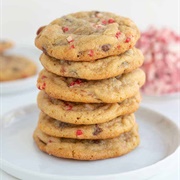 Peppermint Chocolate Chip Cookies