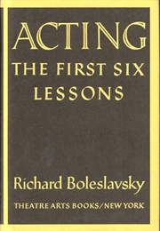 Acting Six Lessons (Boleslavsky)