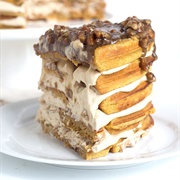 Pumpkin Pie Waffle Cake