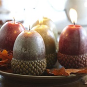 Acorn Candle