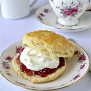 Scone With Clotted Cream