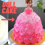 Doll Birthday Cake