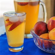 Apple and Peach Tea