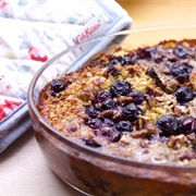 Baked Blueberry Porridge