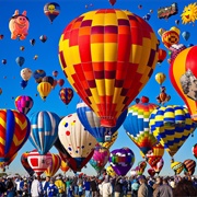 Go to a Hot Air Balloon Festival