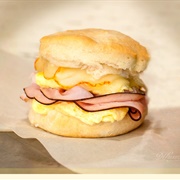 Ham and Cheese Biscuit