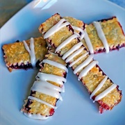 Cherry Pie Fries With Sour Cream Glaze