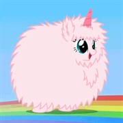 Pink Fluffy Unicorns Dancing on Rainbows