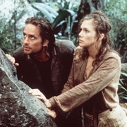 Joan Wilder and Jack Colton (Romancing the Stone, 1984)