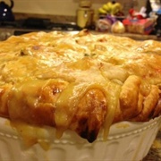 Pork Chops and Applesauce Pot Pie