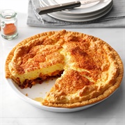 Bacon Cheese Puff Pie