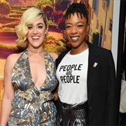 Samira Wiley and Lauren Morelli