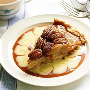 Upside Down Apple Pear Pie