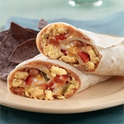 Egg and Red Bean Wrap