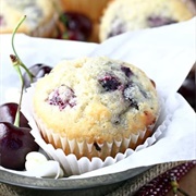 Cherry &amp; White Chocolate Muffin