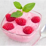 Raspberry Greek Yogurt