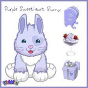 Purple Sweetheart Bunny