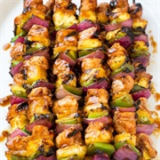 Hawaiian Chicken Kebabs