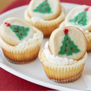 Mini Christmas Cookie Cheesecakes