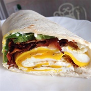 Egg and Cream Cheese Wrap