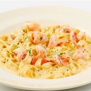 Fettuccini Alfredo With Shrimp