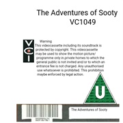 The Adventures of Sooty 1996 Tape Label