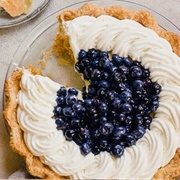 Blueberry Lemon Sour Cream Pie