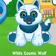 White Cosmic Wolf