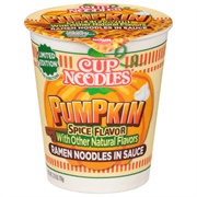 Cup Noodles Pumpkin Spice Ramen Noodles