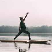 Take a Stand-Up Paddleboard Yoga Class