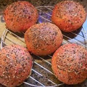 Pink Poppyseed Bun