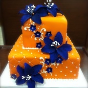 Blue Orange Cake