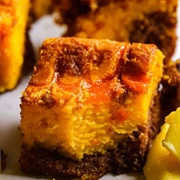 Mango Cheesecake Brownie