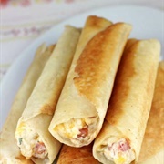 Chubby Chicken Cream Cheese Taquitos