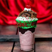 Schmoozies! Chocolate-Cherry Yule Log Shake