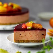 Blood Orange Guava Cheesecake