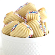 Patriotic Spritz Sandwich Cookies