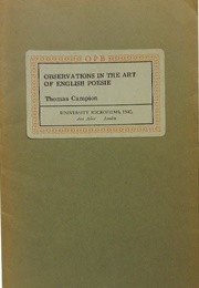 Art of English Poesie (Thomas Campion)