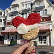 Santa Mickey Rice Krispie Treat