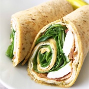 Mozzarella, Tomato and Basil Pesto Wrap