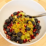 Blueberry Kiwi Salad Pomegranate Passion Fruit